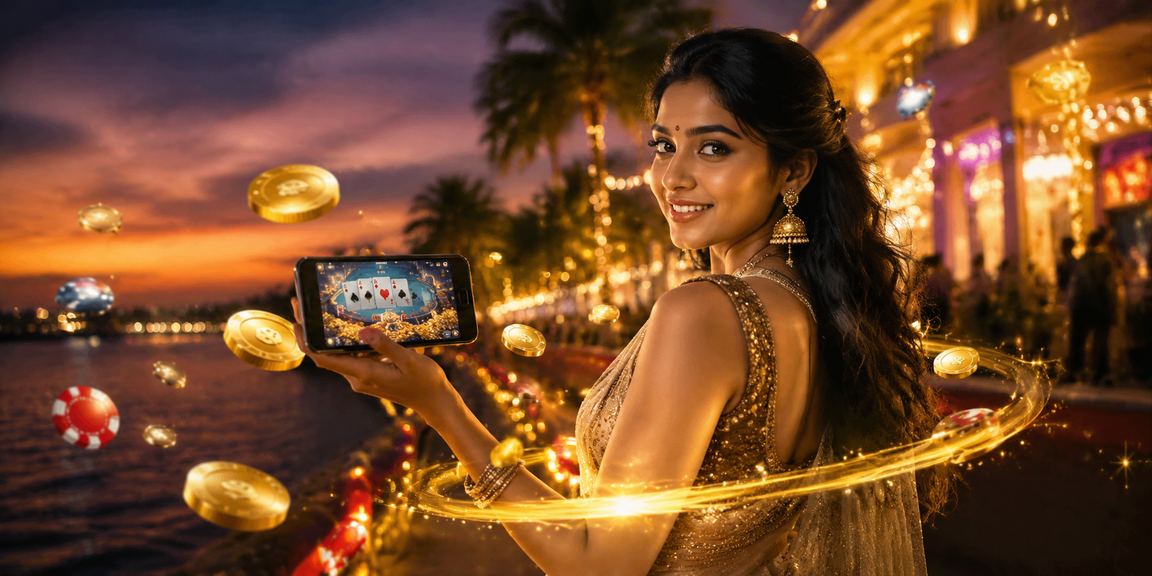 Players enjoying responsible poker game on the beach in Goa